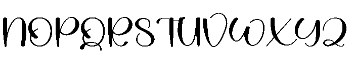 Brithany Calligraphy Font UPPERCASE