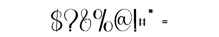 British Christmas Font OTHER CHARS