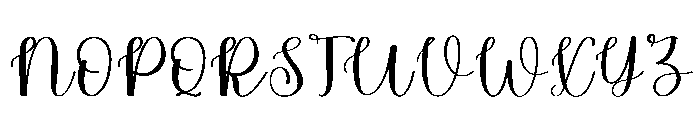 British Christmas Font UPPERCASE