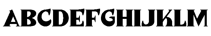 British Flower Font UPPERCASE