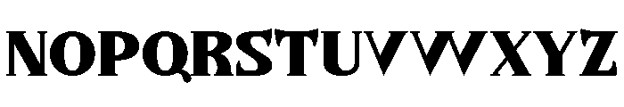 British Flower Font UPPERCASE