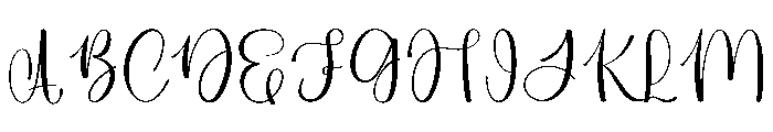 Britney Monoline Font UPPERCASE