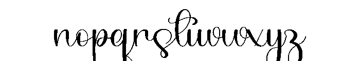 Britney Monoline Font LOWERCASE