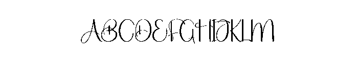 Brittany Autography Font UPPERCASE