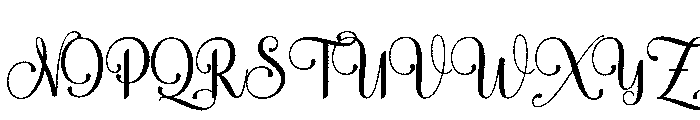 BrittanySignature-Regular Font UPPERCASE