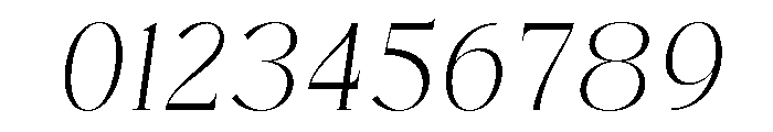Brittish Italic Font OTHER CHARS