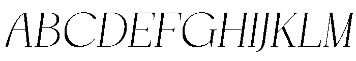 Brittish Italic Font UPPERCASE