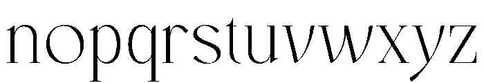 Brittish Regular Font LOWERCASE