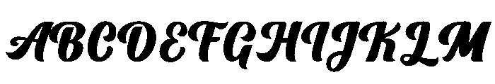 Brittney Script Bold Font UPPERCASE
