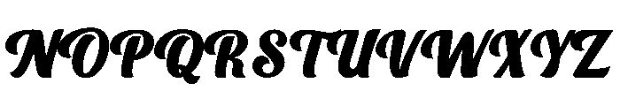 Brittney Script Bold Font UPPERCASE