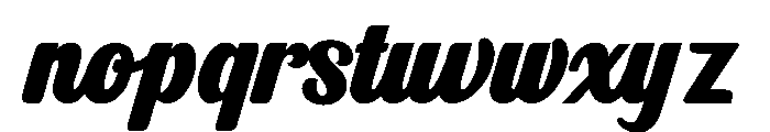 Brittney Script Bold Font LOWERCASE