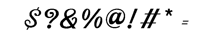 Brivena Regular Font OTHER CHARS