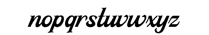 Brivena Regular Font LOWERCASE