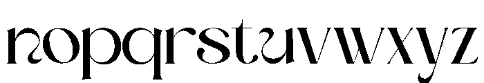 Brivonne Royale Font LOWERCASE