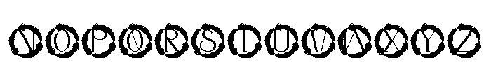 Brixton Monogram Font LOWERCASE