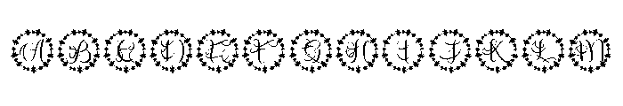 Brixtonor Monogram Font UPPERCASE