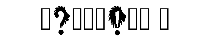 Broad Regular Font OTHER CHARS