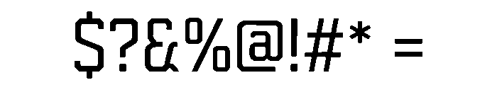 BroadBase Font OTHER CHARS