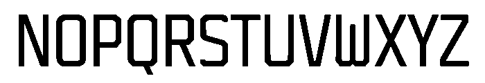 BroadBase Font UPPERCASE