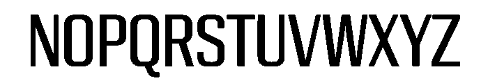 BroadCascade Font UPPERCASE