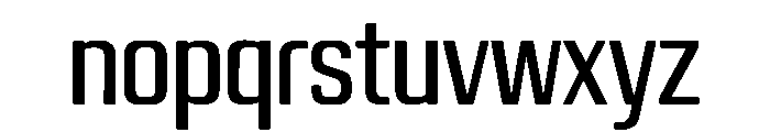 BroadCascade Font LOWERCASE