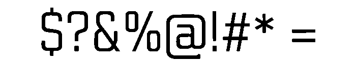BroadCore Font OTHER CHARS