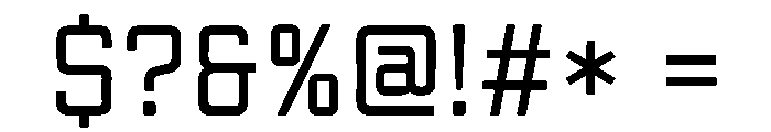 BroadCraft Font OTHER CHARS