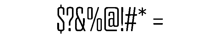 BroadVine Font OTHER CHARS