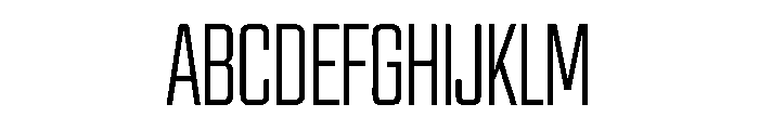 BroadVine Font UPPERCASE