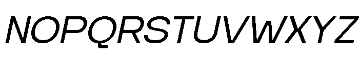 Broale Italic Font UPPERCASE