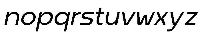 Broale Italic Font LOWERCASE