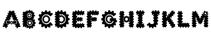 Brocade Regular Font UPPERCASE