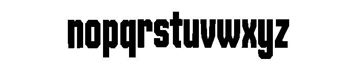 Brockve Font LOWERCASE