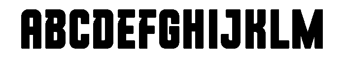 Brodhera Regular Font UPPERCASE