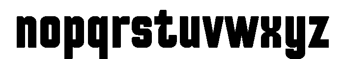 Brodhera Regular Font LOWERCASE