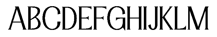 Brodshall Font UPPERCASE