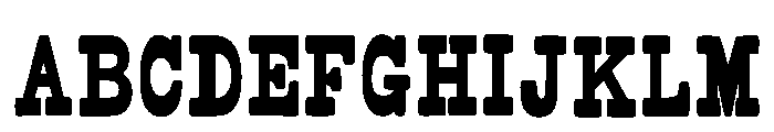 Brody Western Regular Font UPPERCASE