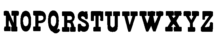 Brody Western Regular Font LOWERCASE