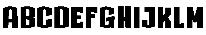 Brogame Regular Font UPPERCASE