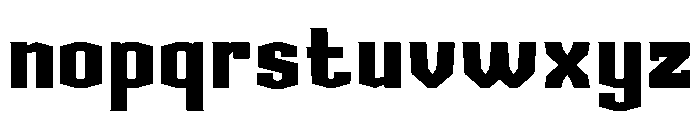 Brogame Regular Font LOWERCASE