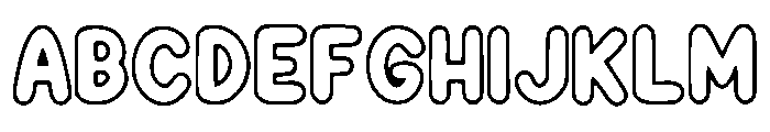 Brogan Font UPPERCASE