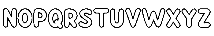 Brogan Font UPPERCASE