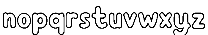 Brogan Font LOWERCASE