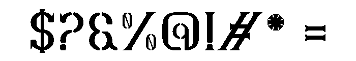 Brogsen Font OTHER CHARS