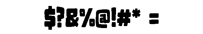 Brokast Font OTHER CHARS