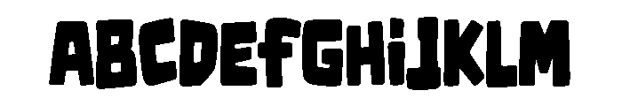Brokast Font UPPERCASE