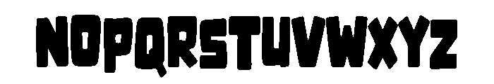 Brokast Font UPPERCASE
