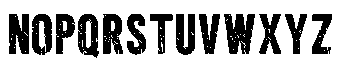 Broken Bold Regular Font LOWERCASE