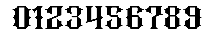 Broken Castle Font OTHER CHARS