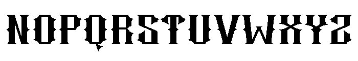Broken Castle Font UPPERCASE